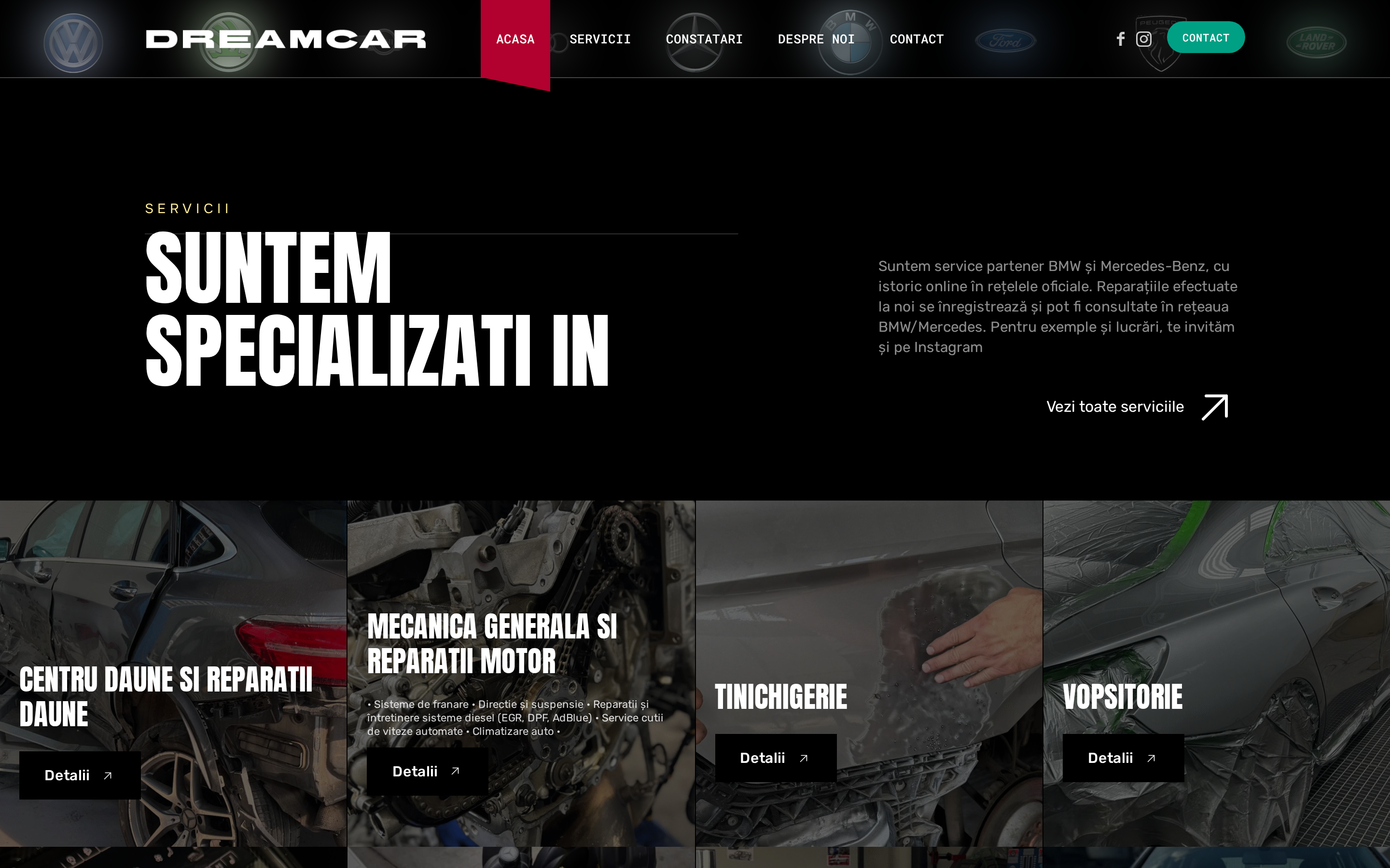 Site realizat pentru DreamCar