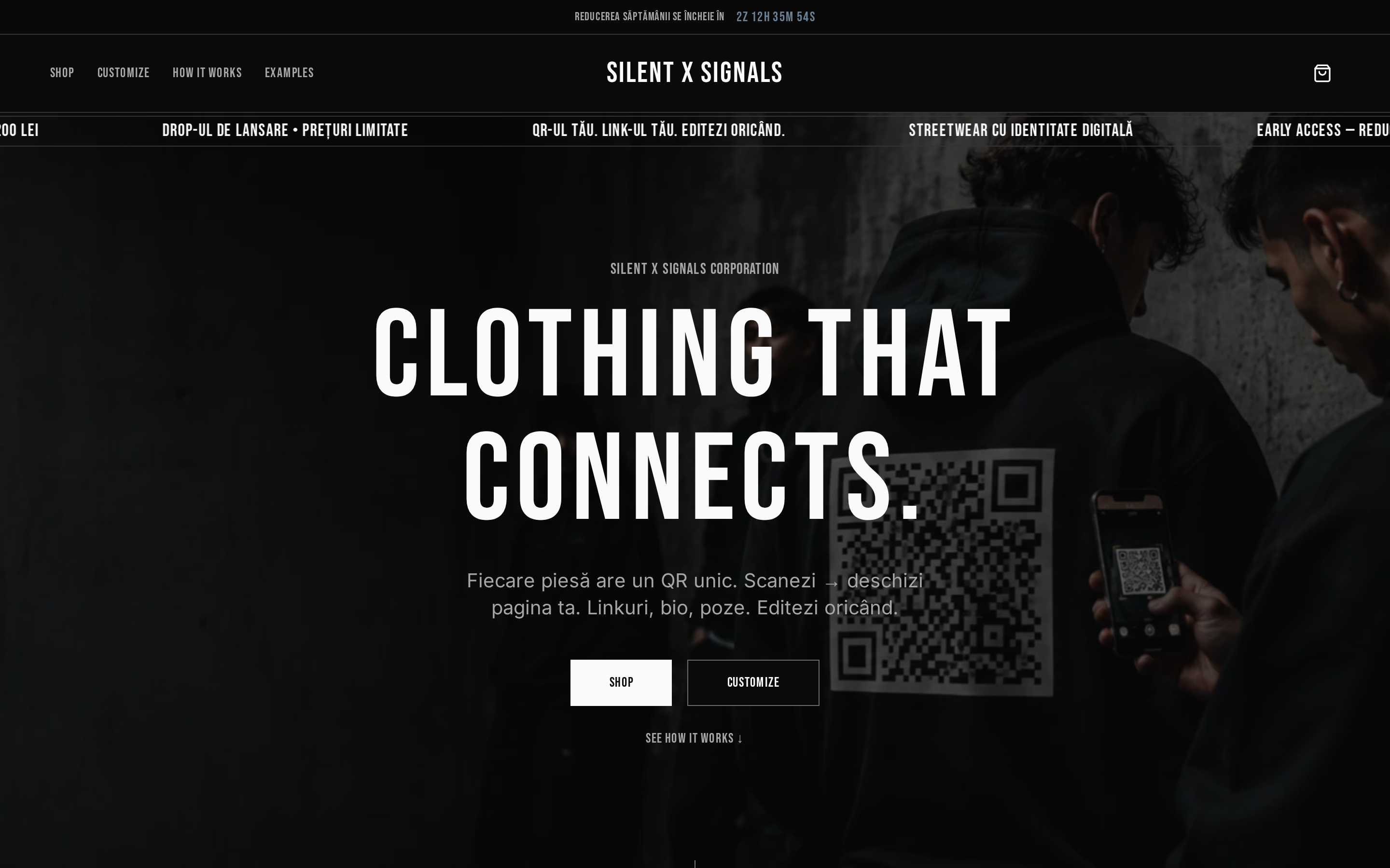 Site realizat pentru Silent X Signals